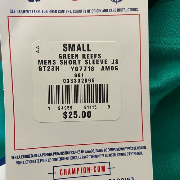 Mens Champion short sleeved shirt - Picture 5 of 5